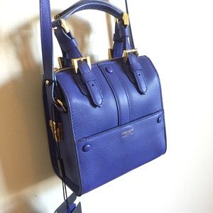 Giorgio Armani purple hand bag new cross over